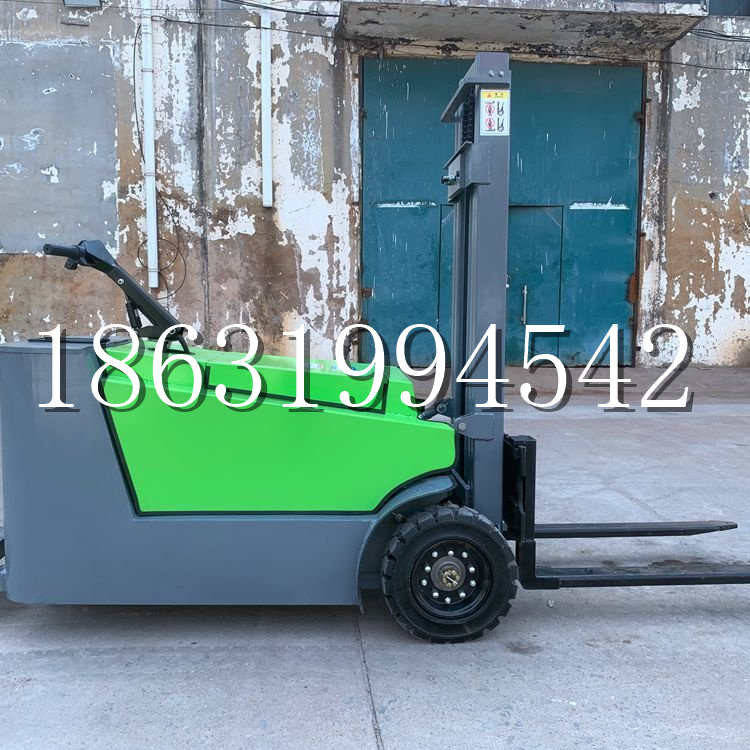 临沂市小型电动叉车1吨2吨步行站驾式电瓶堆高充电装卸车液压升降车铲车